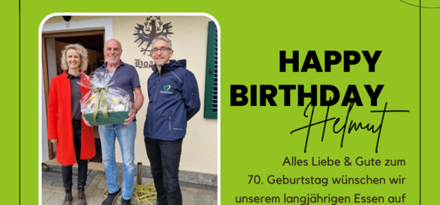 Siebzigster Geburtstag Helmut Soitner
