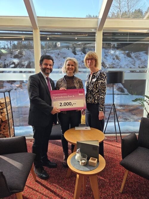 Spendenübergabe Vivea