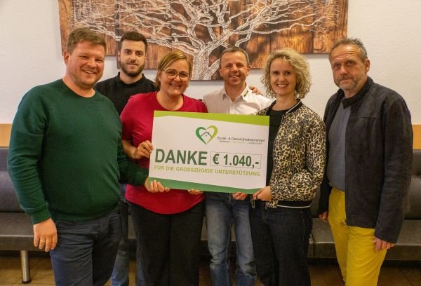 Spendenübergabe Sozialausschuss Langkampfen