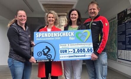 Spendenübergabe Trialfreunde Kirchbichl Spendenübergabe Trialfreunde Kirchbichl
